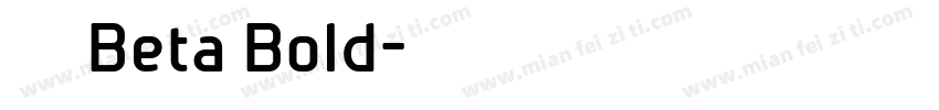 台北黑体 Beta Bold字体转换